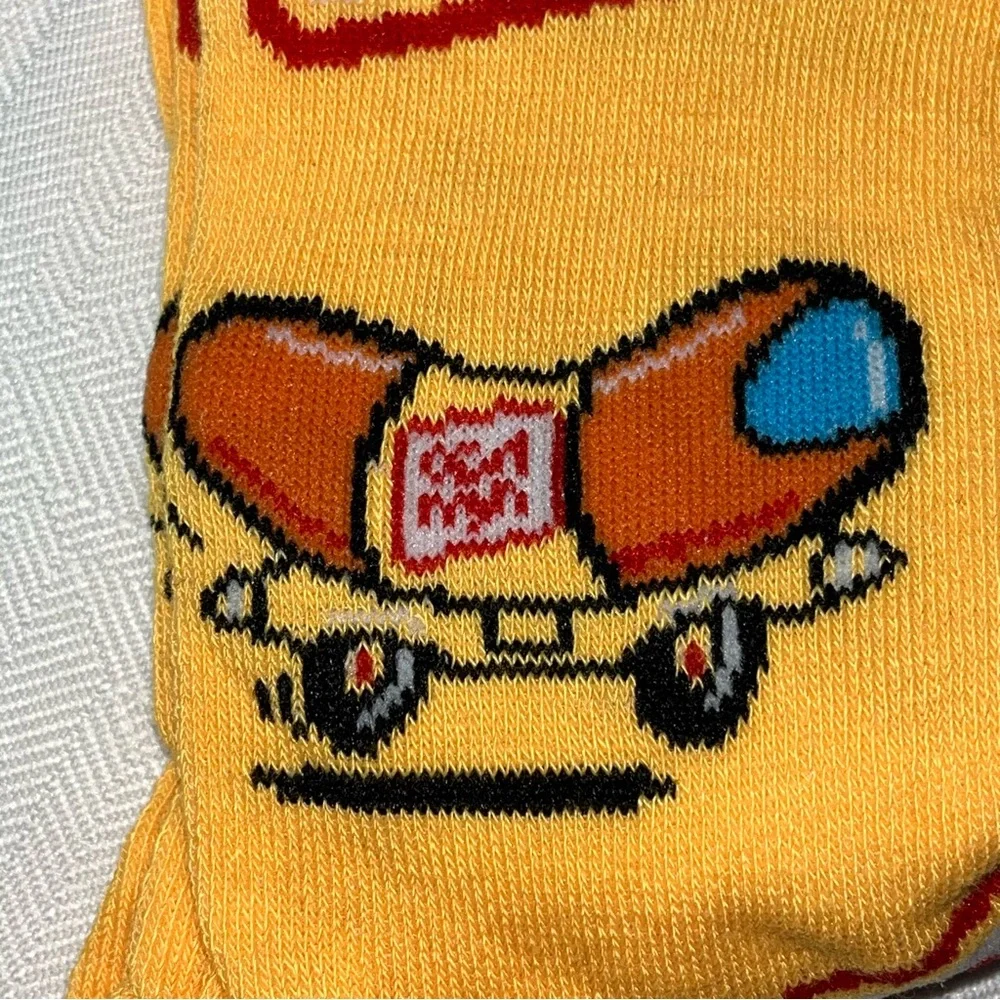 Odd Sox Oscar‎ Mayer Hot Dog Weinermobile Crew Socks New with Tag